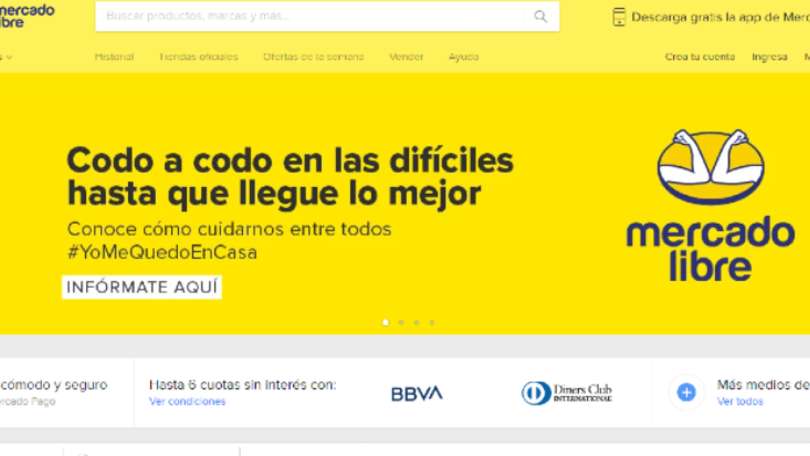 Mercado Libre coronavirus logo