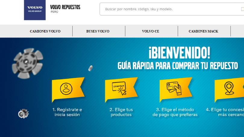 Volvo comercio electrónico Perú