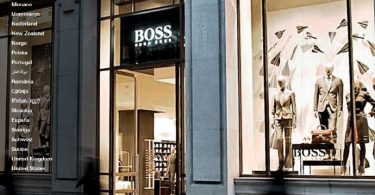 Hugo Boss comercio electrónico