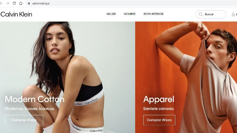 Calvin Klein tienda online