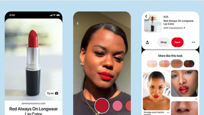 Pinterest try on