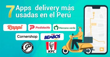 Los 7 principales empresas que realizan delivery en Perú