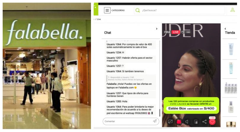 Falabellla Perú realiza su primer livestream