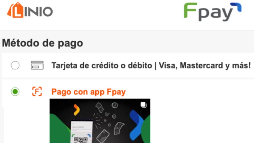 Linio pago con Fpay