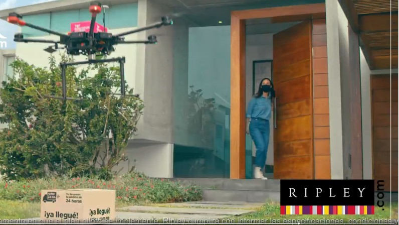 AeroRipley, el proyecto piloto con drones