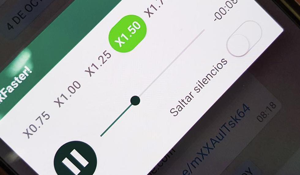 Nueva función para la grabación de mensajes de voz de WhatsApp