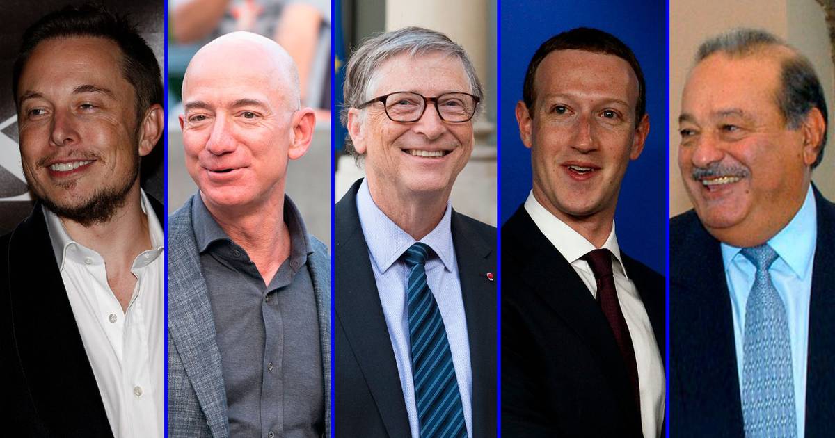 Pagos de Impuestos Zuckerberg, Bezos, Musk y Gates pagarían a los ricos en EE. UU