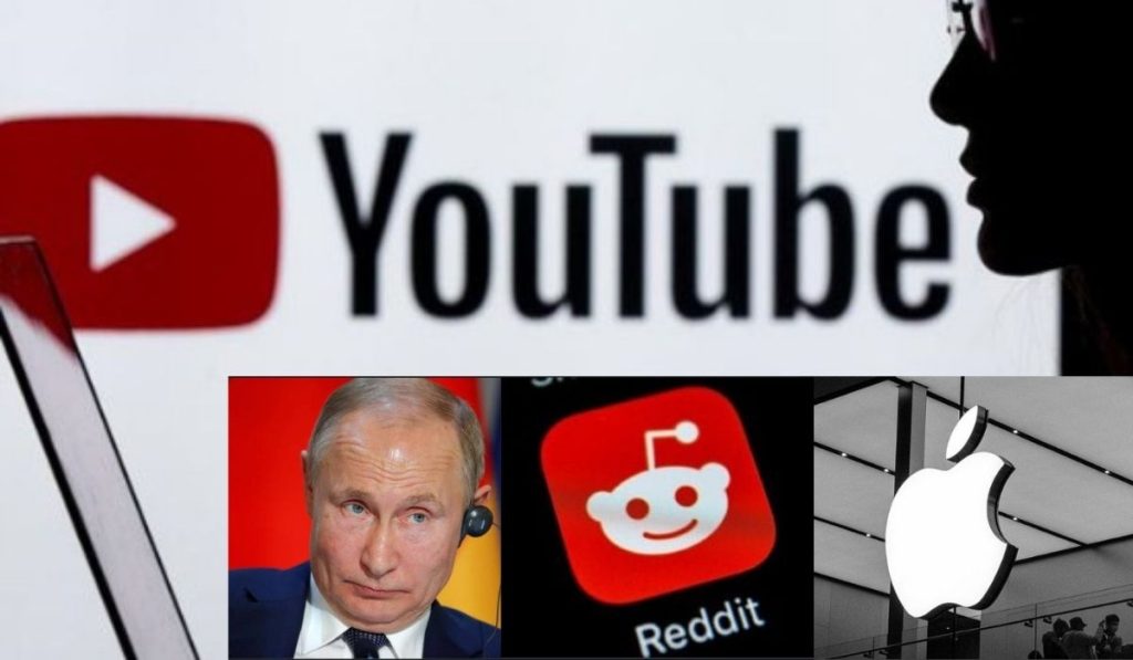 YouTube y Google Play Procede a suspenden los servicios de pagos en Rusia
