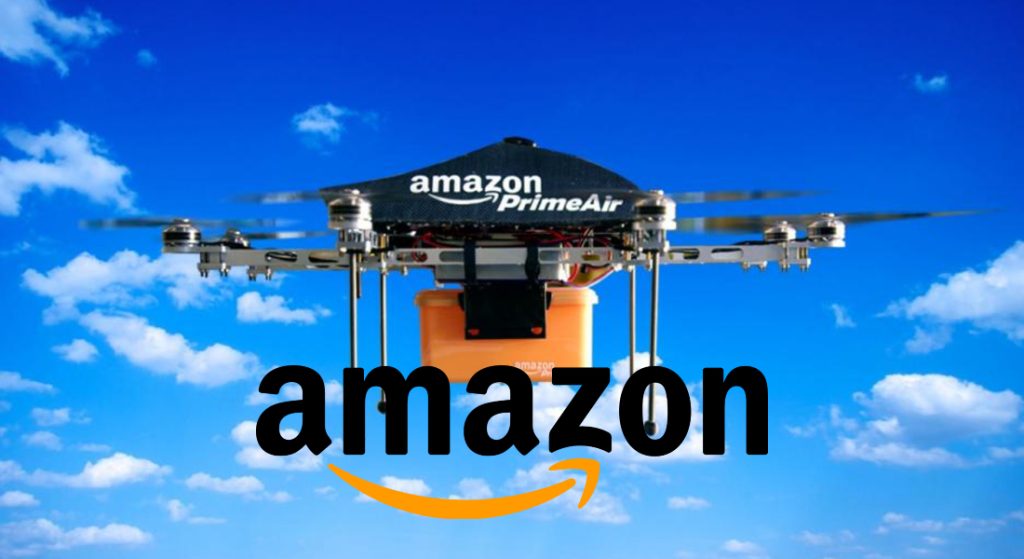 Entregas de los paquetes de Amazon con drones