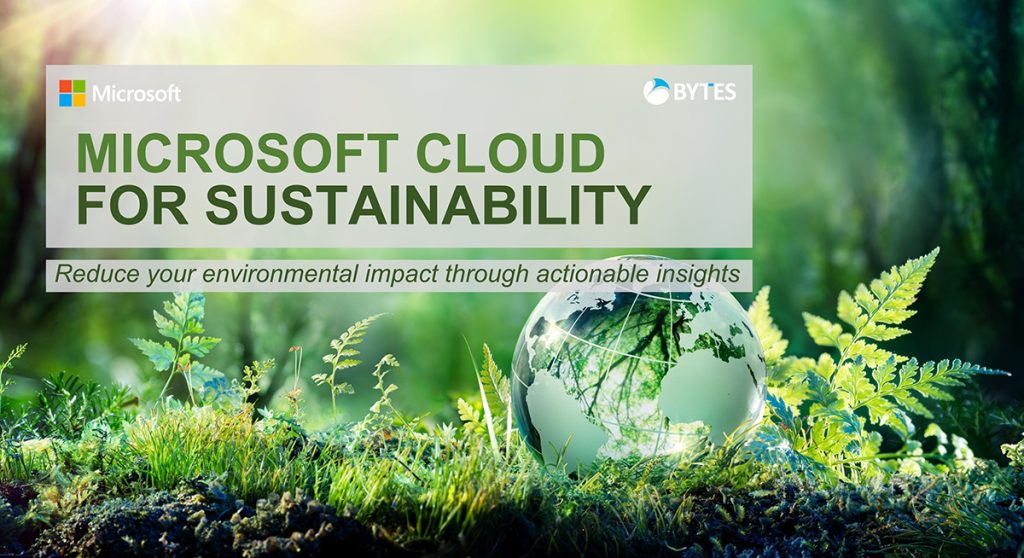 Microsoft Cloud for Sustainability