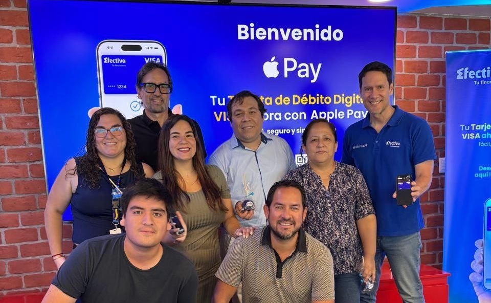 Financiera Efectiva lanza su tarjeta de débito digital en Apple Pay