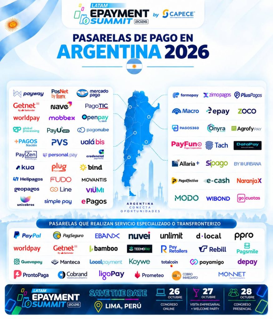 Pasarelas de pago Argentina 2026